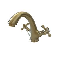 Gold Victorian Basin Mixer Tap